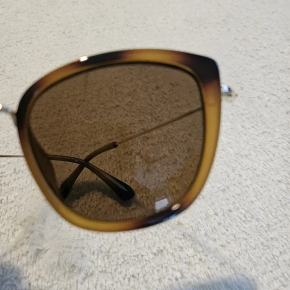 NEW Big Star Brown Sunglasses Retro Cat Eye Neutral Basic Feminine Summer - Picture 4 of 10